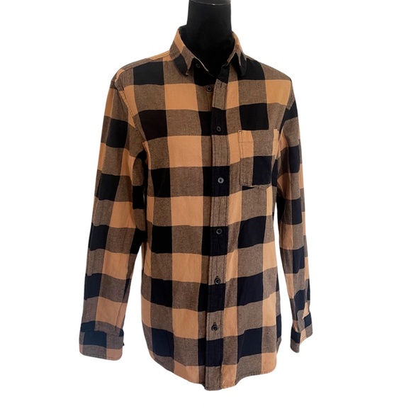 H&M Divided Flannel Plaid Button Down - Picture 3 of 4